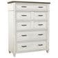 Riva Ridge Caraway 7-Drawer Chest in Aged Ivory, , large
