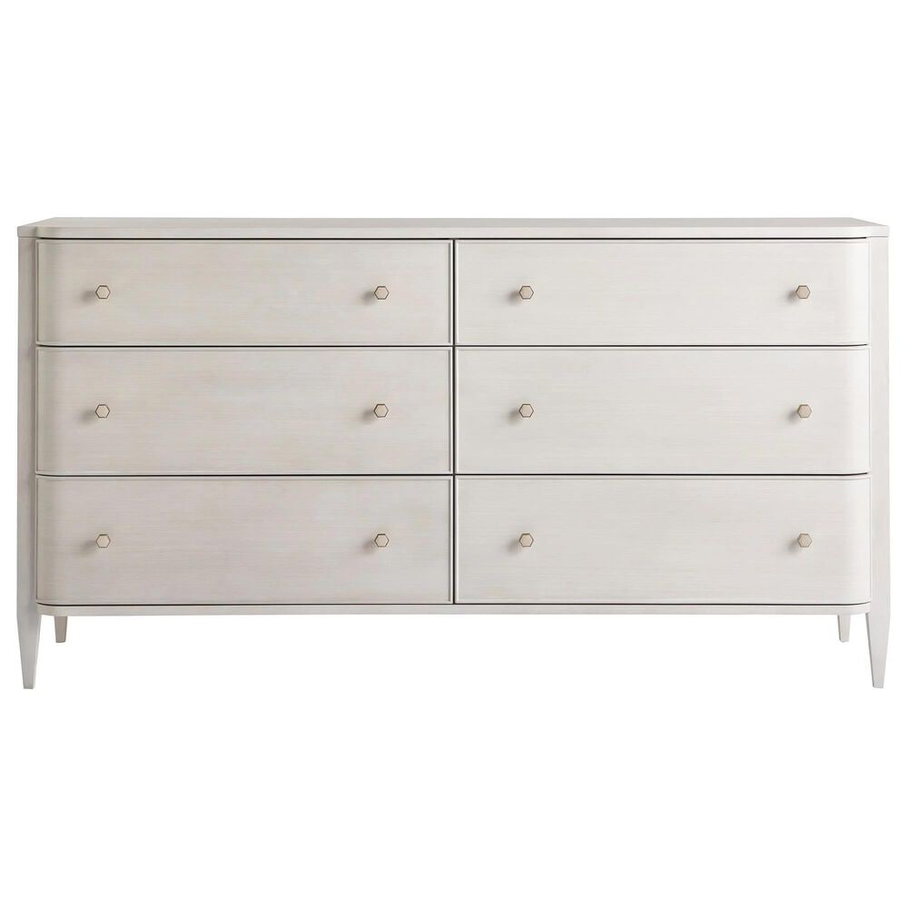 Furniture Worldwide Love Joy Bliss Chelsea 6 Drawer Dresser in Alabaster, , large