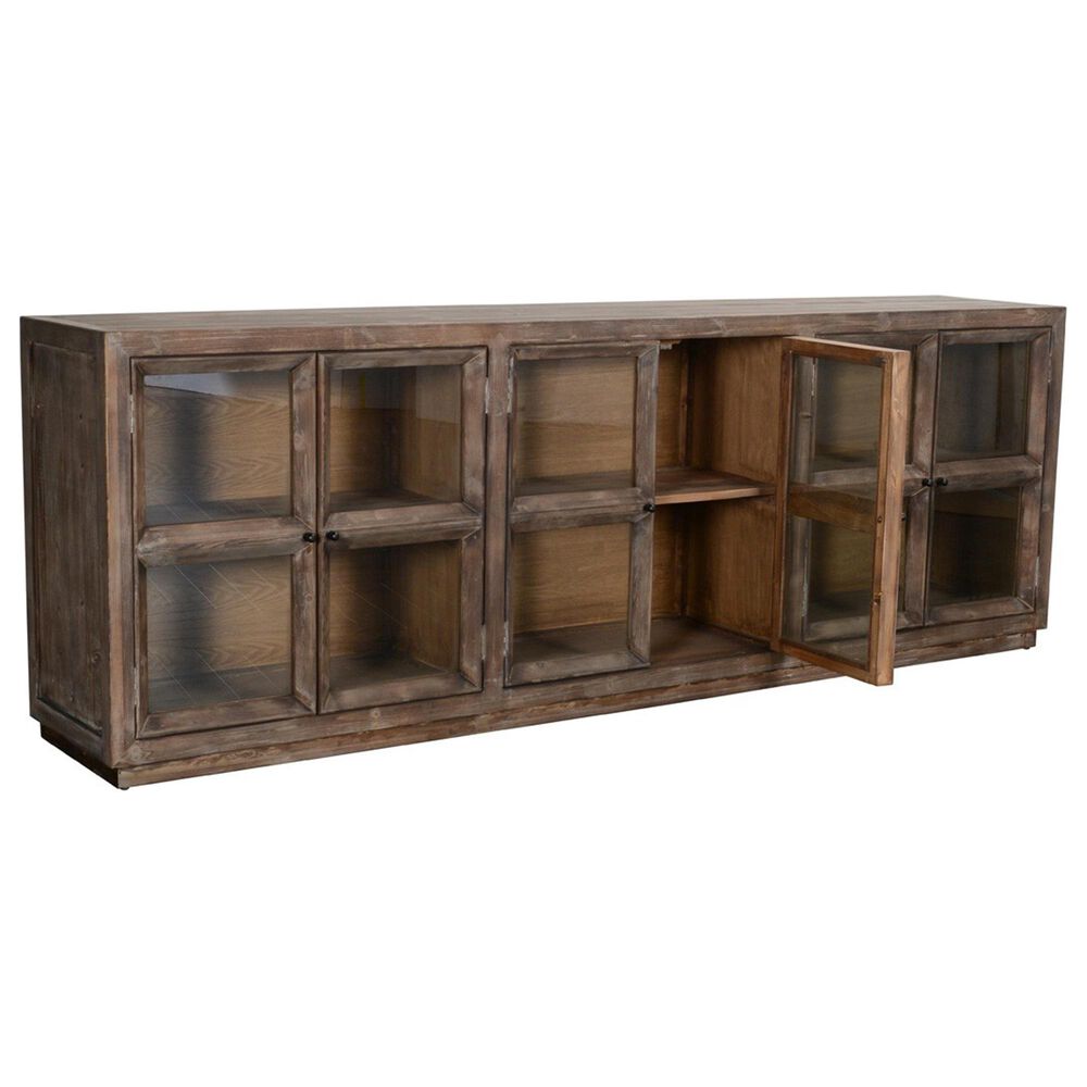 Classic Home Selma 6-Drawer Sideboard in Reclaimed Pine, , large