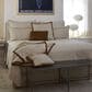 Ann Gish Basketweave Quilted King Coverlet in Natural, , large