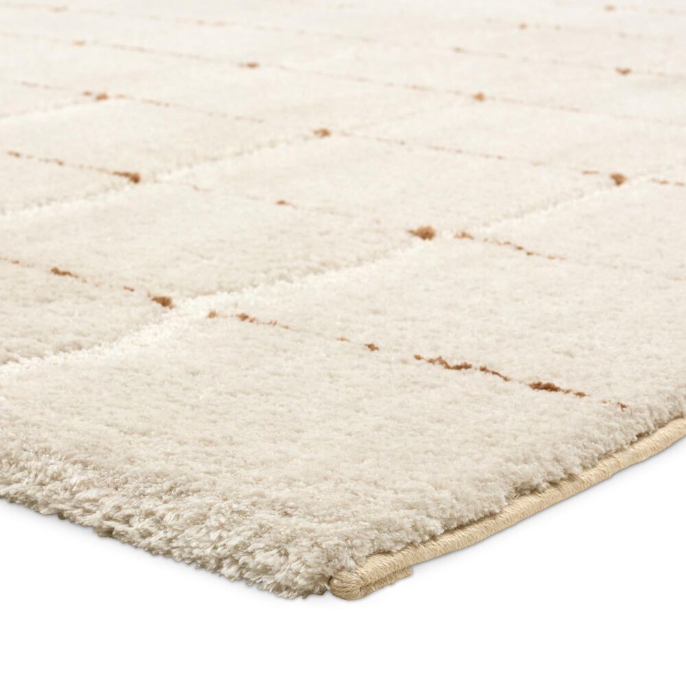 Jaipur Tazeka Kade Ivory 6'6" x 9' Area Rug, , large