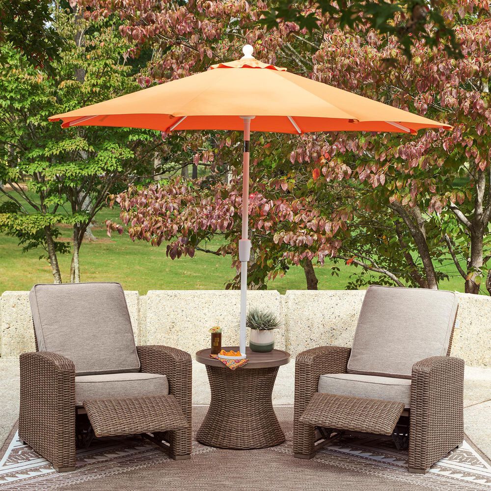 Ashley Laguna Heights Patio Push Back Recliner in Beige, , large