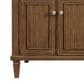 James Martin Vanities Lorelai 72"Double Vanity in Mid-Century Walnut with Single Hole 3 cm and White Zeus Quartz Top & Backsplash, , large