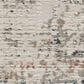 Nourison Rustic Textures Light Grey and Multicolor 6" x 9" Area Rug, , large