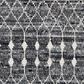 Surya Birch 8" x 10" Black, Charcoal, Gray and Cream Area Rug, , large