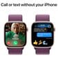 Apple Watch Series 10 GPS 42mm Rose Gold Aluminum Case with Plum Sport Loop, , large