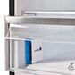 Unique Appliances Classic Retro 17 Cu. Ft Bottom Mount Refrigerator in Matte Black, , large