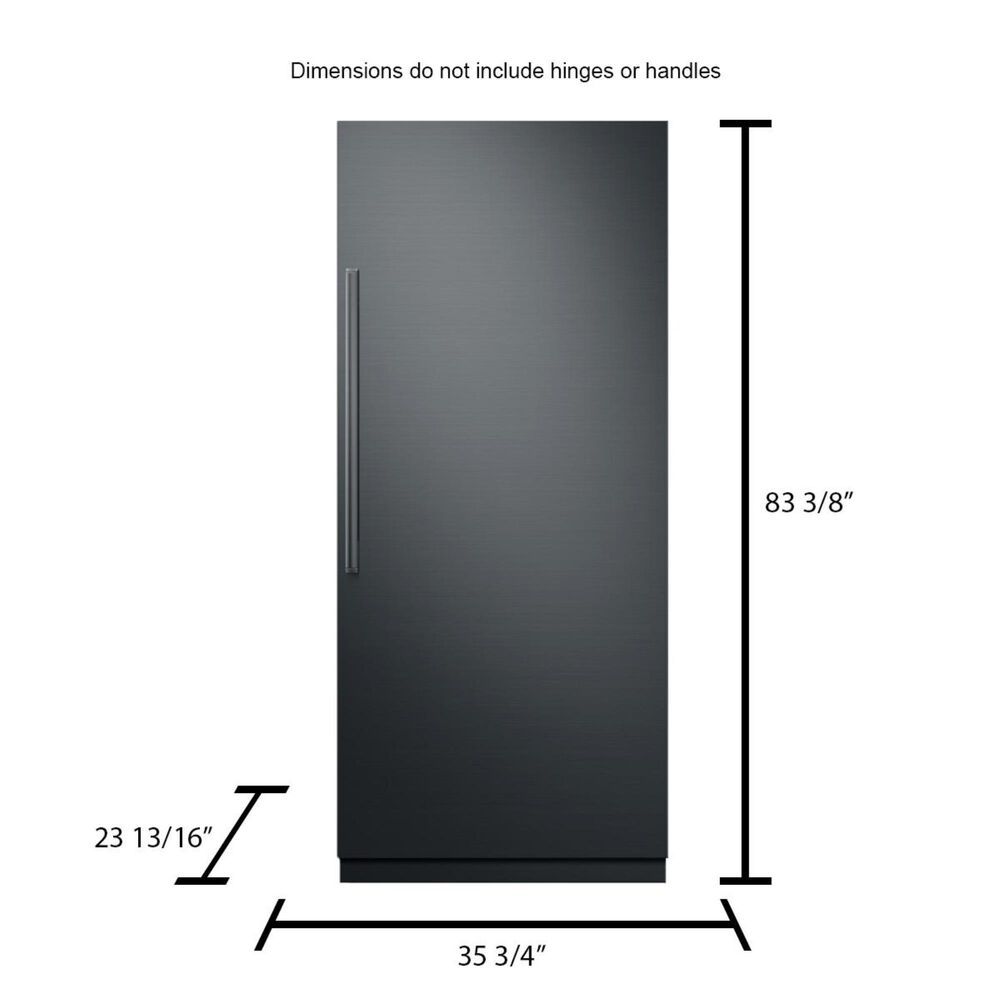 Dacor 36" Modernist Freezer Refrigerator Column with Right Hinge and Dual Icemakers - Panel Sold Separately, , large