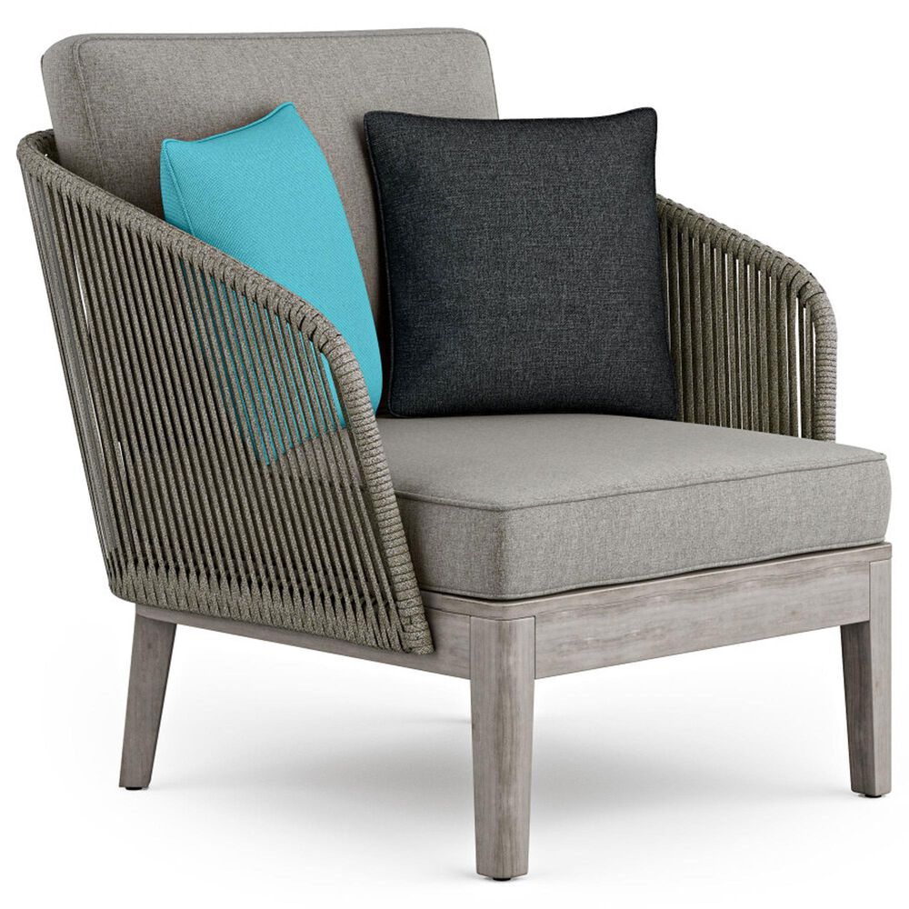 Hearth and Haven Carmel Outdoor Conversation Chair with Cushion in Sand Drift, , large