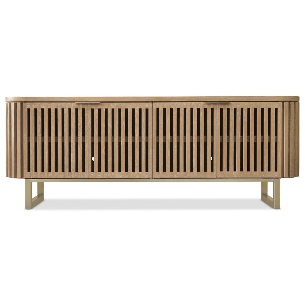 Hooker Furniture Easton 78&quot; Entertainment Console in Desert Oak, , large