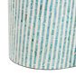 Baxton Studio Draven End Table in White and Blue, , large