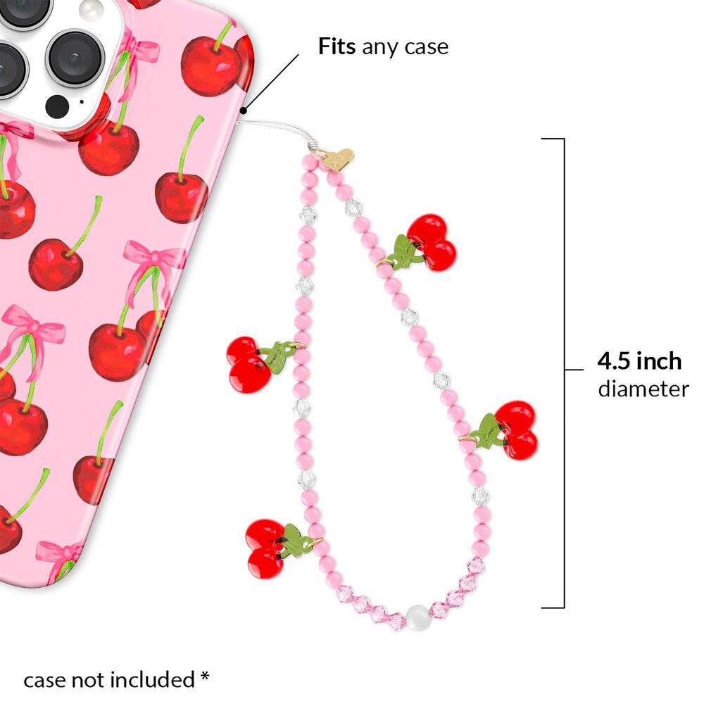 Velvet Caviar Gift Set with MagSafe Wallet, Grip Ring, Phone Charm in Sweet Cherry, , large
