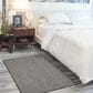 Nourison Courtyard Black and White 2" x 3" Indoor/Outdoor Area Rug, , large