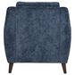 LumiSource Carly Accent Chair in Blue, , large