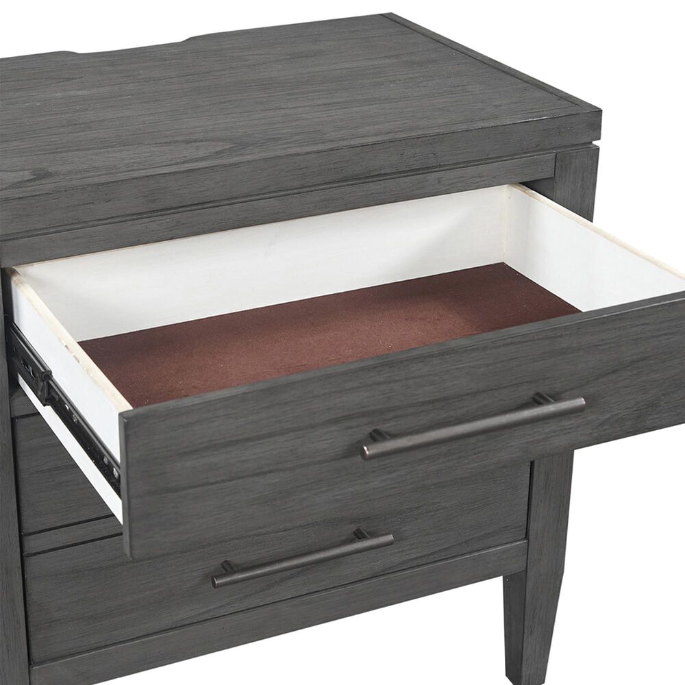 Riva Ridge Preston 2-Drawer Nightstand in Urbane Grey, , large