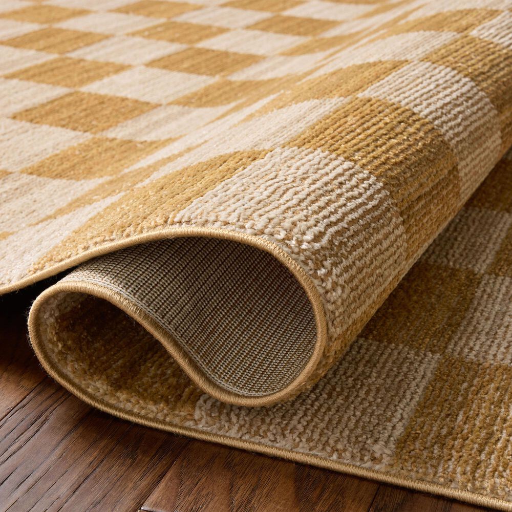 Chris Loves Julia x Loloi Calvin Apricot and Ivory 2'3" x 3'10" Area Rug, , large