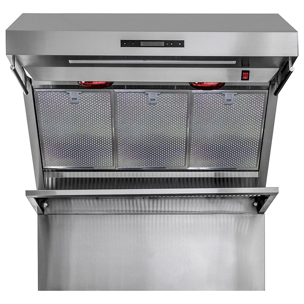 Forno Savona 36" Wall Mount Range Hood with Baffle Filters in Stainless Steel, , large
