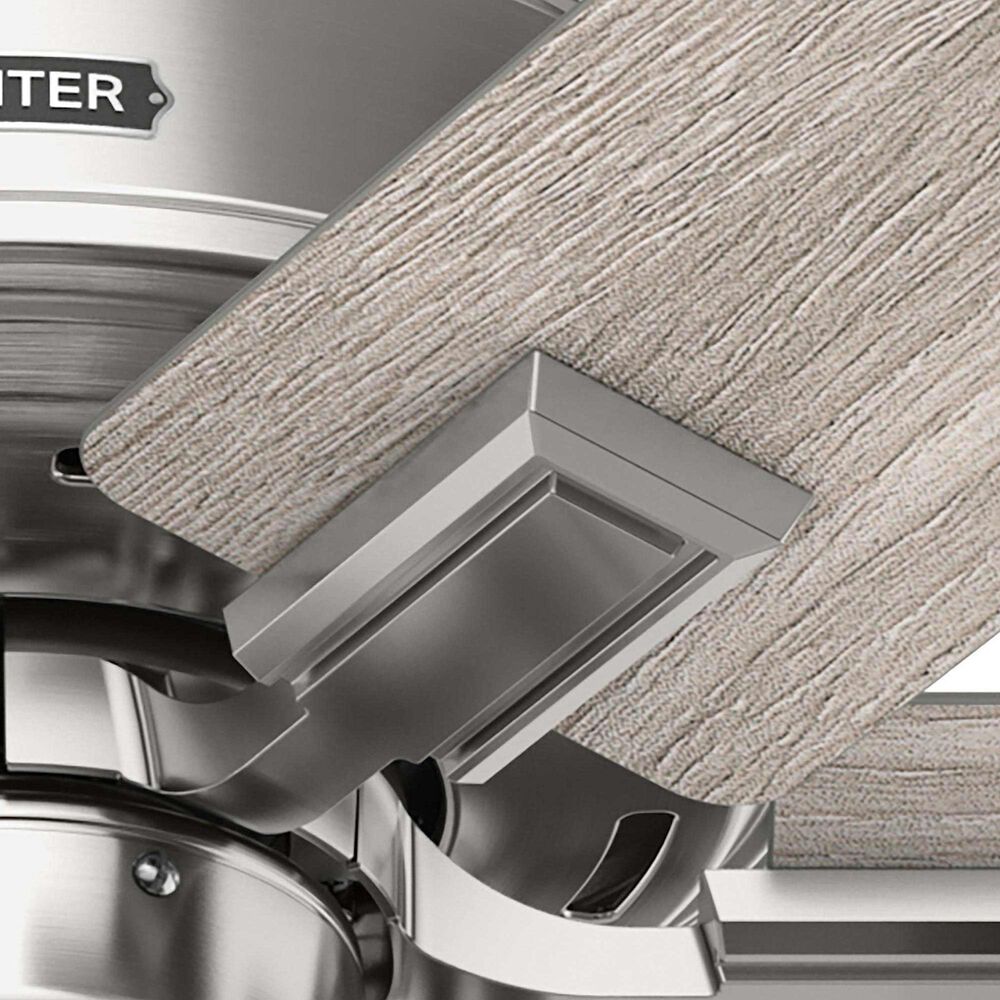 Hunter Fonthill 52&quot; Ceiling Fan with LED Lights in Brushed Nickel, , large