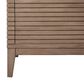 James Martin Vanities Linear 36" Single Bathroom Vanity in Whitewashed Walnut with 13 cm Glossy White Solid Surface Top and Rectangular Sink, , large