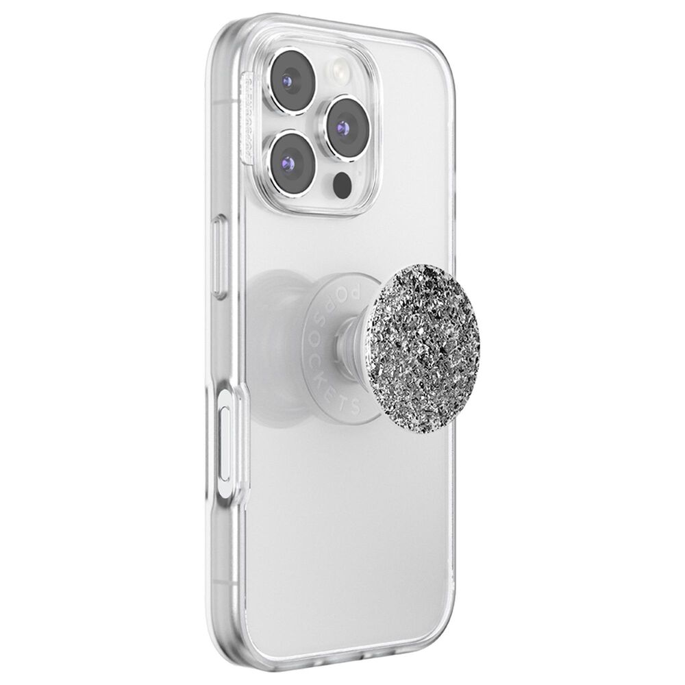 PopSockets PopGrip in Confetti Foil Silver, , large