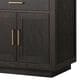 Lexora Home Abbey 80" Double Bathroom Vanity in Brown Oak with 2 cm White Quartz Top and Rectangular Sinks, , large