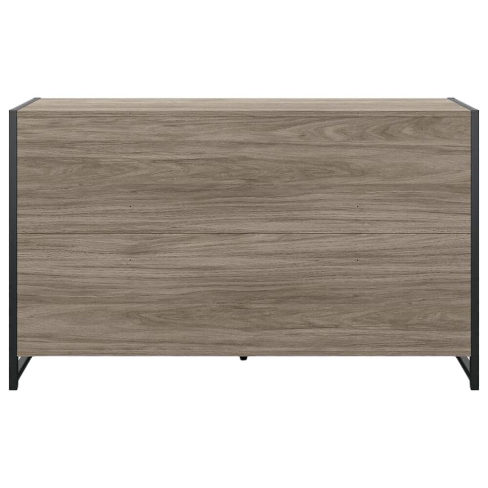 Bush Atria 6-Drawer Dresser in Modern Hickory and Black, , large