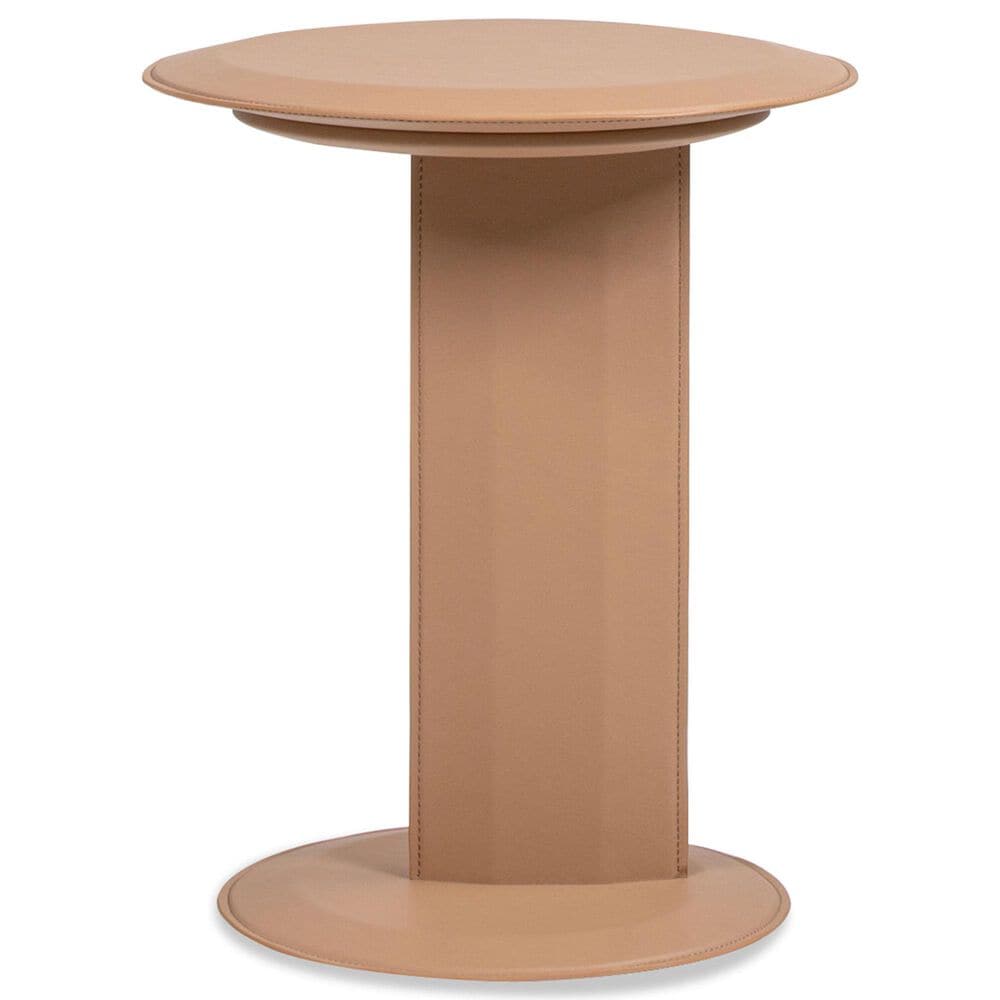 Jennifer Taylor Home Mode Side Table in Saddle Brown, , large