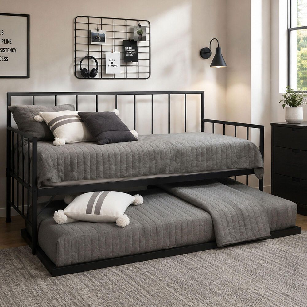 Hawthorne Furniture Twin Daybed in Matte Black, , large