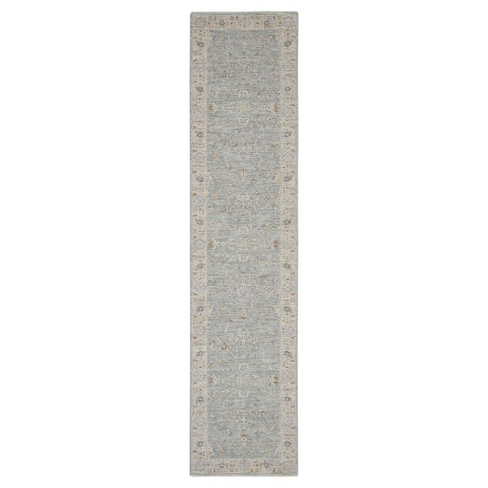 Nourison Infinite 2"3" x 10"2" Blue Runner, , large