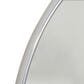 Flair Industries 32" Round Aluminum Wall Mirror in Silver, , large