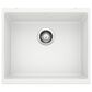 Blanco Precis 21" Single Bowl Kitchen Sink in White, , large