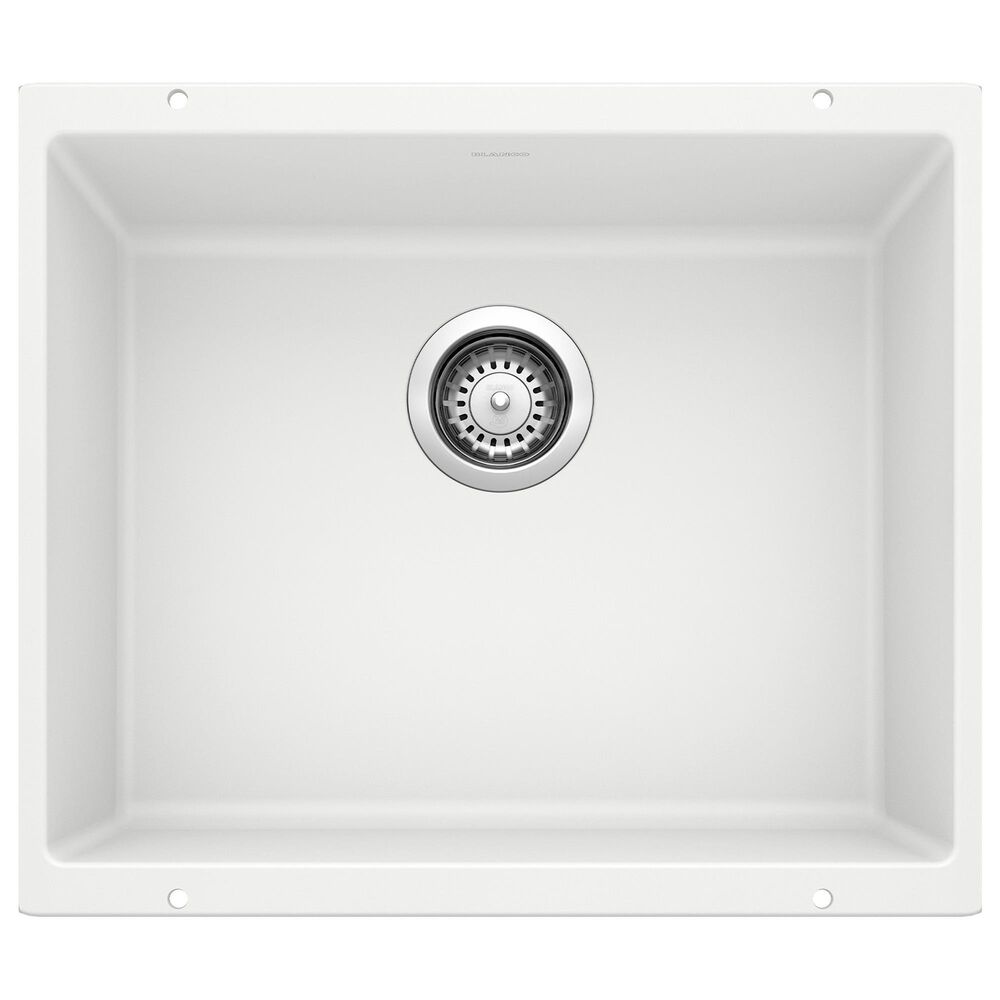 Blanco Precis 21" Single Bowl Kitchen Sink in White, , large