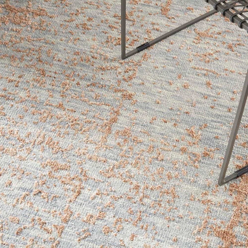 Nourison Luna 9&#39;9&quot; x 13&#39;9&quot; Blue and Mocha Area Rug, , large