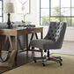 Linden Boulevard Empress Della Office Chair in Grey Wash, , large