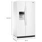 Whirlpool 28.7 Cu. Ft. Freestanding Side by Side Refrigerator in White, , large
