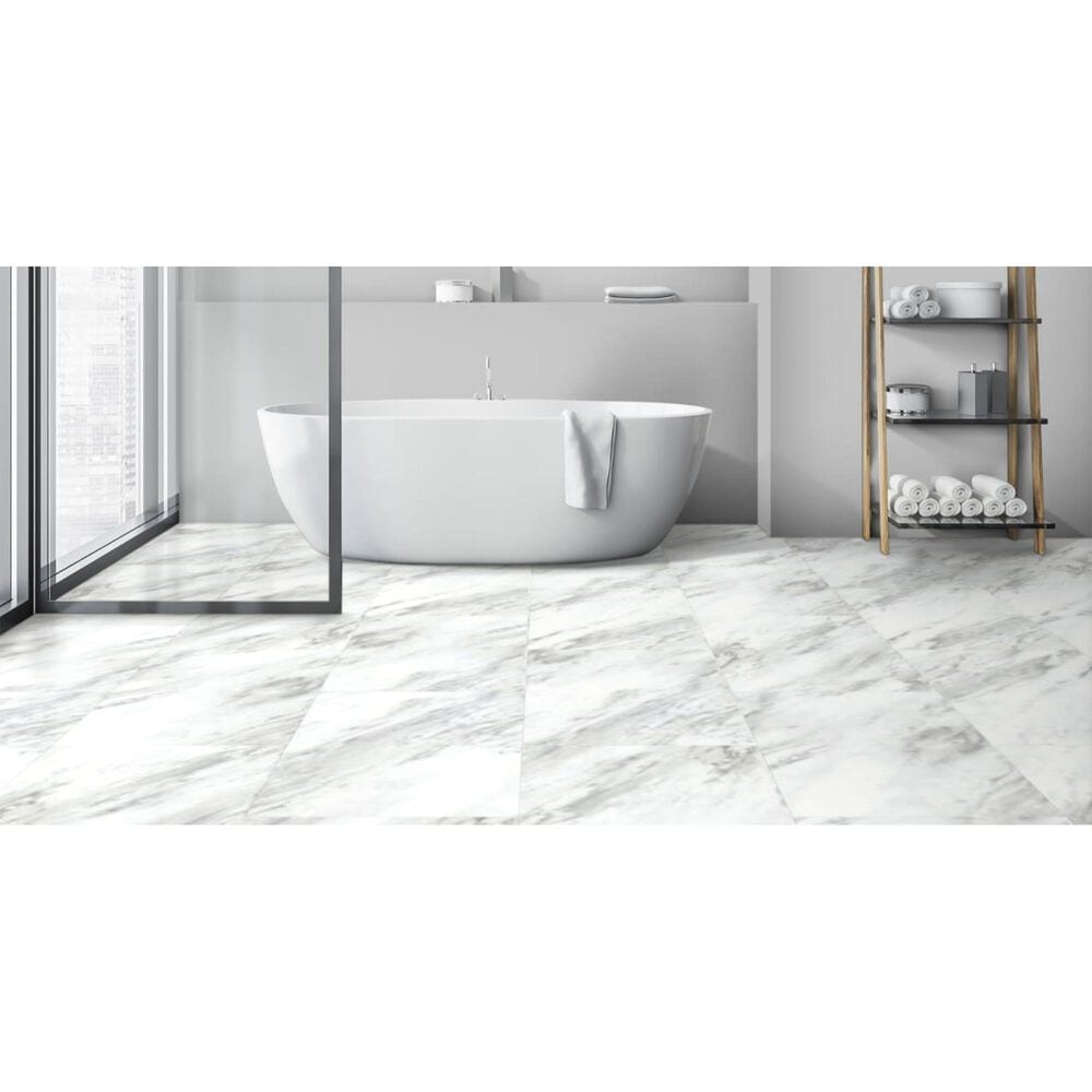 Tru-Cor Tile Carrara Grey 16&quot; x 32&quot; Luxury Vinyl Tile, , large