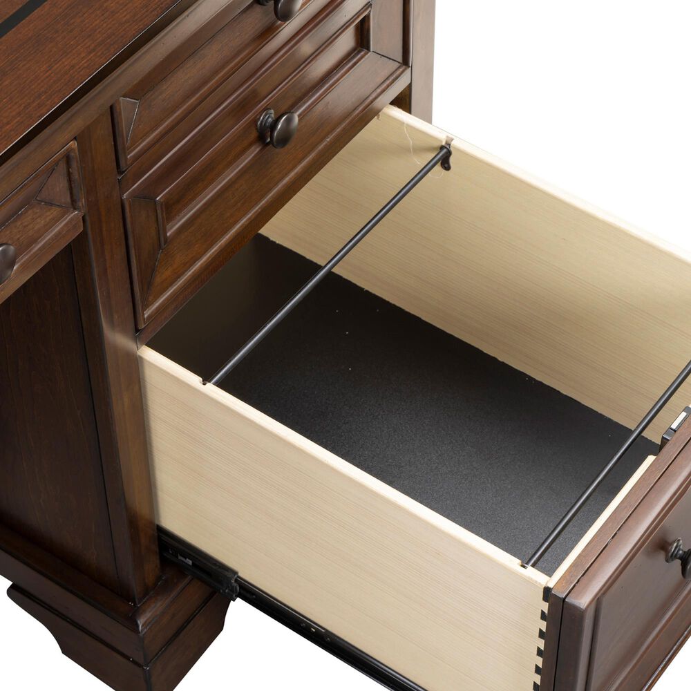 Riva Ridge Arlington Executive Desk in Classic Brown, , large