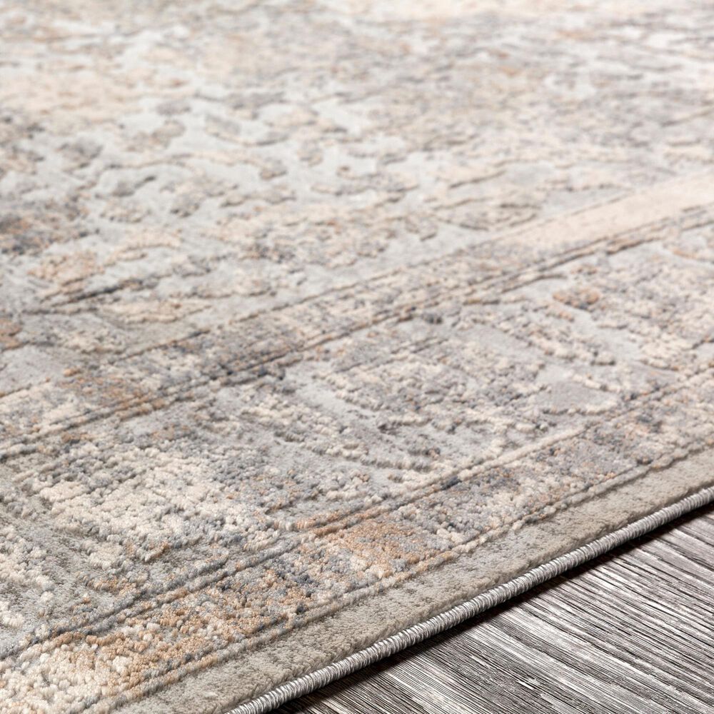 Surya Alpine ALP-2307 2&#39; x 2&#39;11&quot; Light Gray, Taupe, Medium Brown, Gray and Charcoal Area Rug, , large
