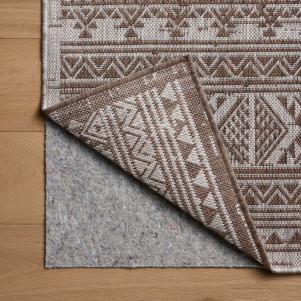 Loloi Easton Coffee and Dove 2&#39;3&quot; x 3&#39;9&quot; Indoor/Outdoor Area Rug, , large