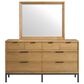 Hawthorne Furniture Newport 5-Piece Queen Panel Bedroom Set in Natural Oak, , large