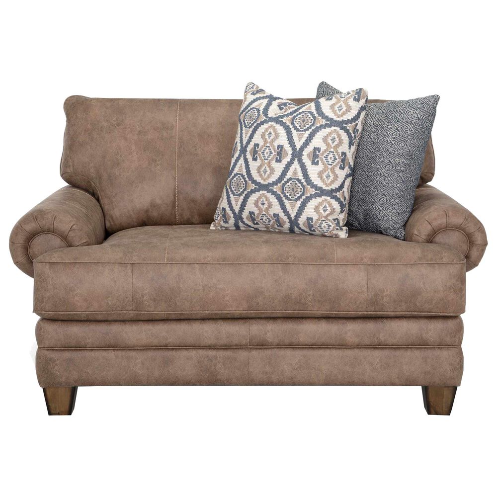 Moore Furniture Sicily Chair and a Half in Hazelnut, , large