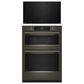 KitchenAid 2-Piece Kitchen Package with Black Ore 30" Smart Combination Wall Oven and Black 36" Induction Cooktop, , large