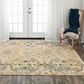 RIZZY Belmont 6" x 9" Beige, Gold and Grey Area Rug, , large