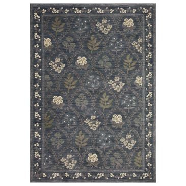 Rifle Paper Co. x Loloi Fiore FIO-04 7"9" Round Navy Area Rug, , large