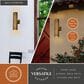 Vaxcel Chiasso 20" 2-Light Outdoor Wall Sconce in Warm Brass, , large
