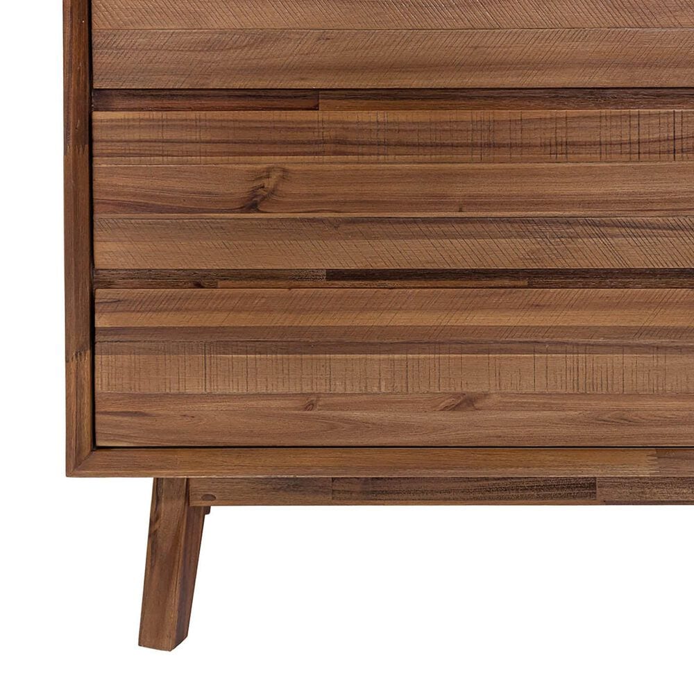 LH Imports Gia 6-Drawer Dresser in Warm Pecan, , large