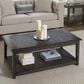 Waltham Cocktail Table with Lower Shelf in Grey, , large