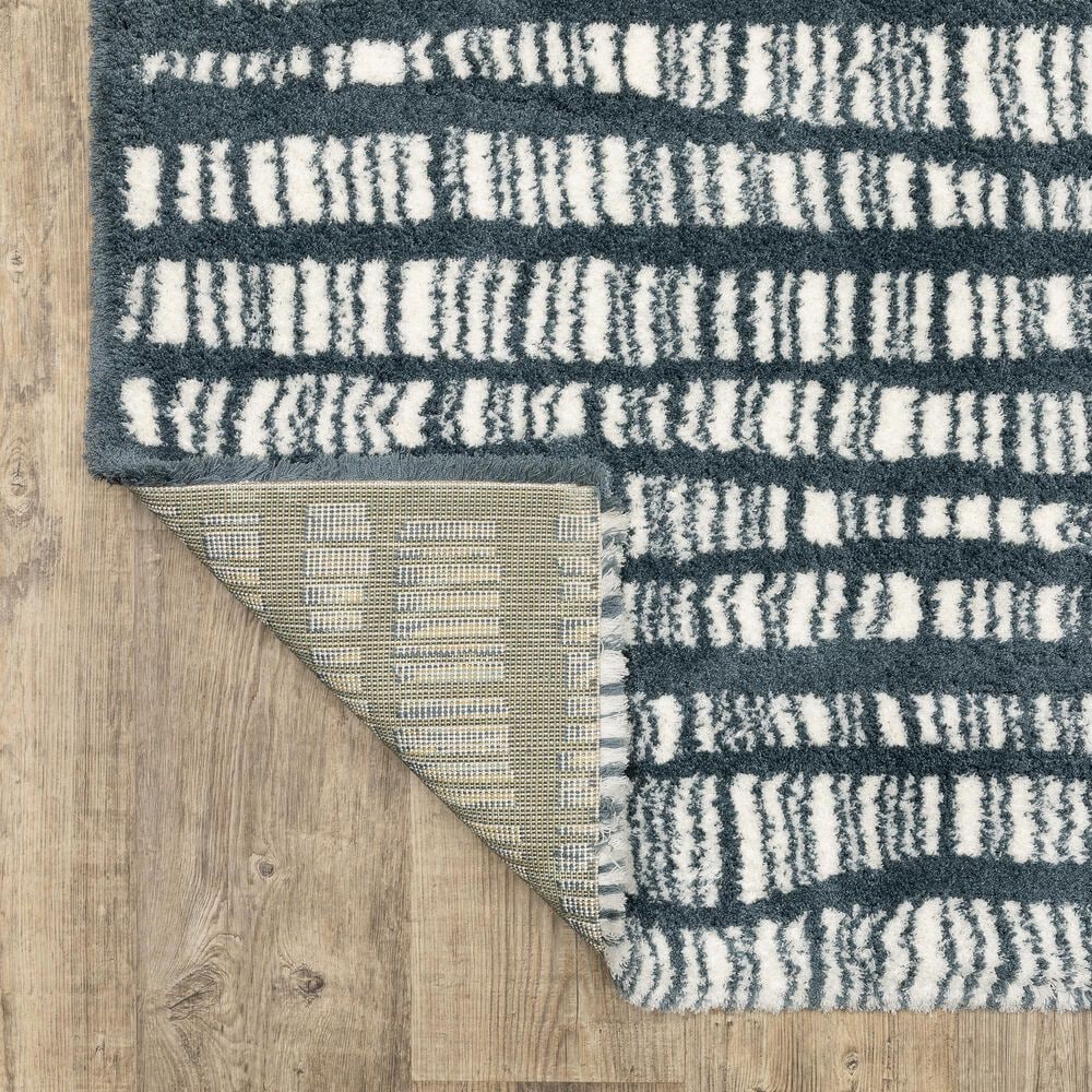 Oriental Weavers Galileo GAL01 Blue and Ivory 2&#39; x 3&#39; Area Rug, , large