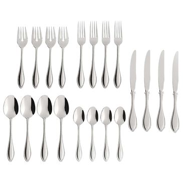 Anchor Hocking Oneida American Harmony 20-Piece Everyday Flatware Set in Stainless Steel, , large