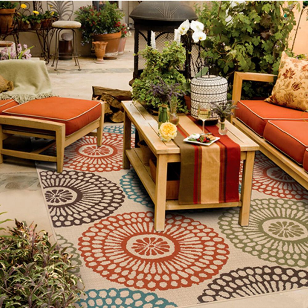 Oriental Weavers Montego 5&#39;3&quot; x 7&#39;6&quot; Beige Area Rug, , large